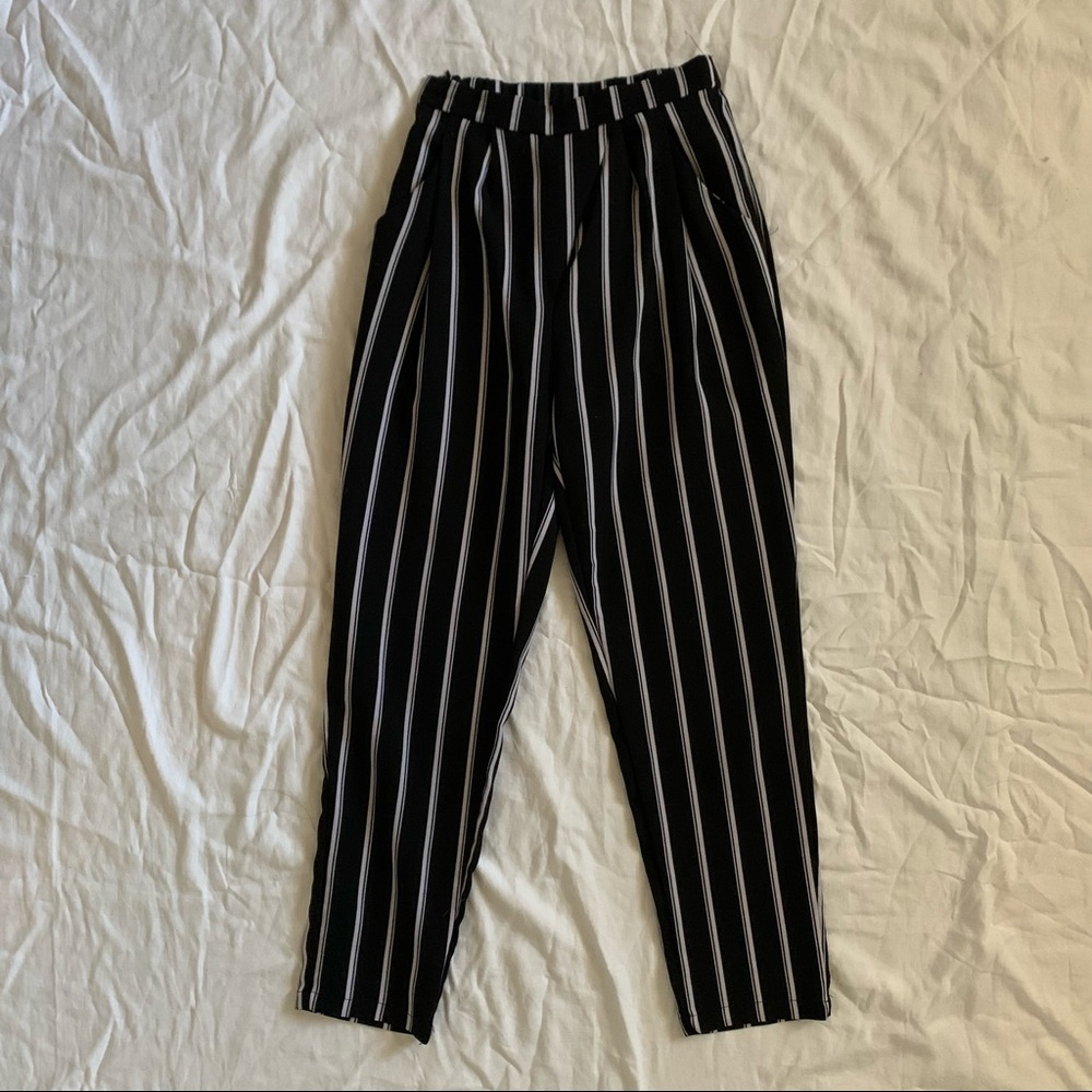 pinstripe pants